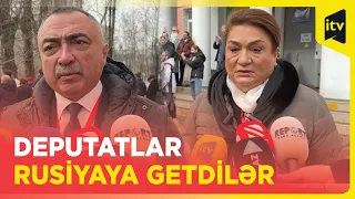 Azərbaycan parlamentariləri Rusiyada prezident seçkilərini müşahidə ediblər