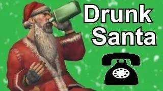 Bum Santa Calls Alcoholics Anonymous - Bully Prank Call