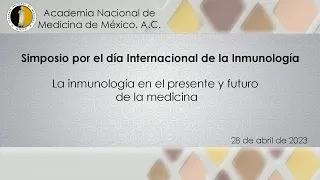 Simposio por el día Internacional de la Inmunología  28 abr