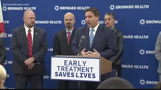 Gov. Ron DeSantis holds news conference in Jacksonville