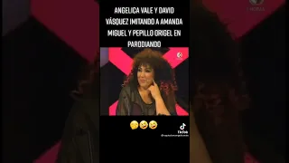 Angelica Vale y David Vázquez | Parodiando | Amanda Miguel y Pepillo Origel.