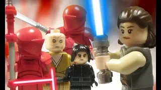 LEGO Star Wars The Last Jedi: Rey and Kylo vs Praetorian Guards