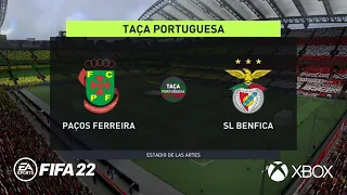 FIFA 22 | Paços de Ferreira vs. Benfica Full Match | Gameplay | HD
