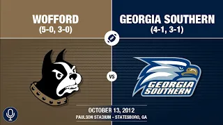 2012 Week 7 - Wofford at Georgia Southern (GS Radio)