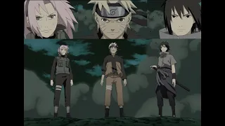 Time 7 se reúne novamente - Sakura ativa o byakugou | Naruto Shippuden Legendado em PT-BR