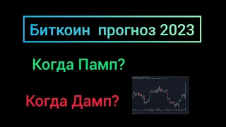 Биткоин прогноз 2023! Когда памп BTC? Когда дамп главной криптовалюты?