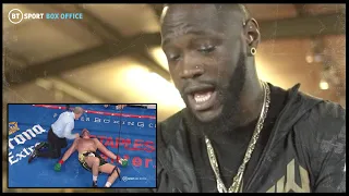 "The Gypsy King rises from the dead!" Deontay Wilder watches back 12th round against Tyson Fury