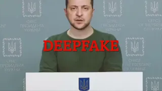 Deepfake of Ukrainian President Volodymyr Zelensky