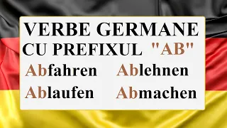 Invata Germana | VERBE GERMANE cu prefixul "AB"