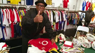 Ian Wright Reunited With Memorabilia