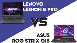 Lenovo legion 5 pro Vs Asus rog Strix G15 G513 | Experience quality in gaming