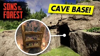 BUILDING IN A CAVE! Sons of the Forest Episode 6