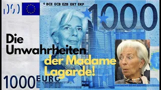 Die Unwahrheiten der Madame Lagarde! Marktgeflüster