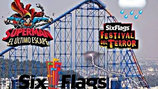 Súper Man El Último Escapé Con Lluvia Six Flags México