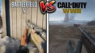 Battlefield V vs Call of Duty WW2 - Gun Reload Animations and Sounds