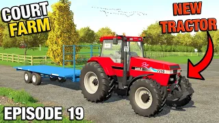 TIME TO BUY MY FIRST NEW TRACTOR Court Farm Country Park FS22 Ep 19