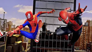 Peter and Miles vs Sandman with Sam Raimi Suit and ITSV SB Suit - Marvel's Spider-Man 2 (NG+)