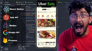 🔴 Build Uber Eats with React Native & YELP API | Redux | Firebase | Google API