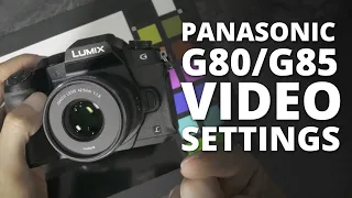 Panasonic Lumix G85/G80 setup for video & filmmaking