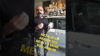 shorts#OPAK VE DÜZ BOYA VE METALİK BAZKAT 1.3 MEME KULLANALIM