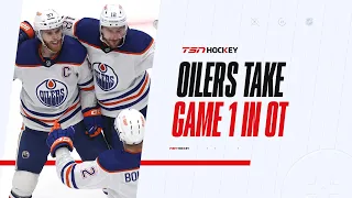 Edmonton Oilers take Game 1 of the Western Conference Final in 2OT