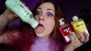 АСМР подруга ЭСТЕТИК ГЕРЛ дарит тебе ДОЛЬЧЕ МИЛК 🐮 ролевая игра ASMR your friend aesthetic girl