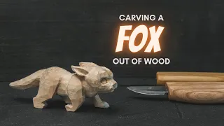 Carving a Fox Figurine