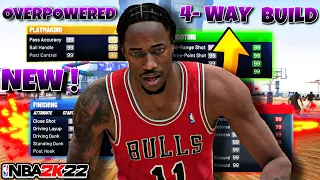 NEW 4-WAY ISO GUARD BUILD IS THE MOST COMPLETE DEMIGOD BUILD IN NBA 2K22! BEST RARE REBIRTH BUILD!