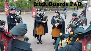 Irish Guards Pipes and Drums practice [4K/UHD]