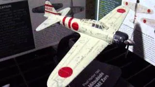 mitsubishi A6M2 zero pearl harbor japanese ww2 plane 1:72 atlas editions review