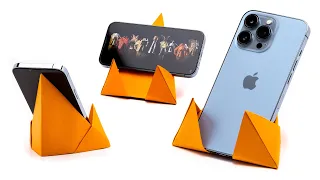 Origami Phone Stand (Makoto Yamaguchi) How To Make Paper Mobile Stand  DIY