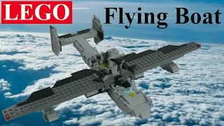 Lego Flying Boat - How to build with lego blocks (DIY and TUTORIAL)