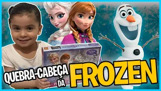 Montamos o QUEBRA-CABEÇA da FROZEN! Muito DIVERTIDO ♥