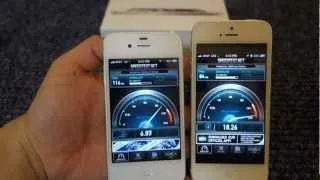 Speed Test Apple iPhone 3G vs iPhone 4S vs iPhone 5