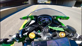 I broke the Ninja ZX4RR top speed record