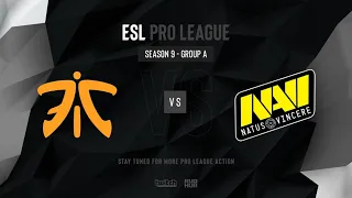 Fnatic vs Na`Vi - ESL Pro League Season 9 EU - map2 - de_overpass [PCH3LK1N & CrystalMay]