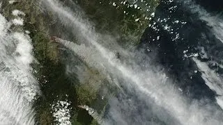 AUSTRALIAN FIRES SEEN FROM SPACE - BBC NEWS