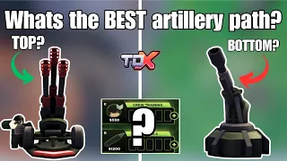 What's The BEST PATH For THE ARTILLERY? l  Roblox Tower Defense X