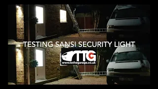 Installing and testing my Sansi Security light