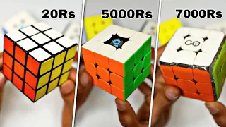 Difference between Most Expensive vs Most Cheapest Cube | 20rs Vs 7000rs Rubik's Cube |