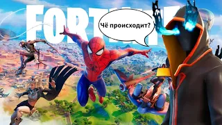 Fortnite MOBILE.Стал Человеком-Пауком? (Угар,треш,нарезка)