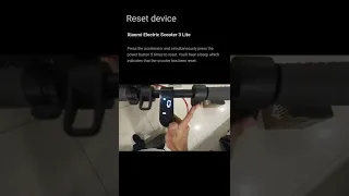 How to reset Xiaomi Electric Scooter 3 Lite