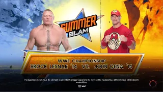 WWE 2K23-John Cena vs Brock Lesnar  (TITLE MATCH)