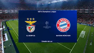 Benfica vs Bayern Munich - UEFA Champions League [UCL] 2021/2022 | Match eFootball PES 2021