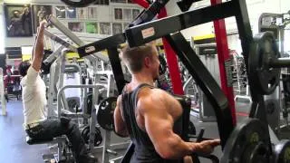 Rob Riches Back Workout in Los Angeles 2014