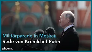 Rede von Wladimir Putin bei Militärparade zum Gedenken an Weltkriegsende | 09.05.24