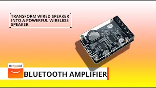 Make your wired speaker wireless with Bluetooth audio amplifier adaptor