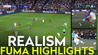 "Next-Gen" PES with Realism Mod: Real Madrid vs Barcelona - Three BEAUTIFUL 2nd Half FUMA Goals!