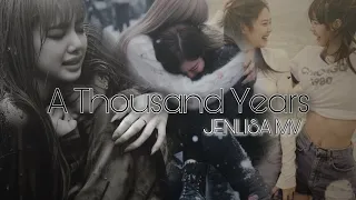 A thousand years jenlisa mv 💘🫂 #jenlisa #jennie #lisa #imaginarystories #blackpink #Mv