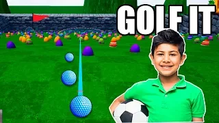 GOLF IT | NIÑO DE 11 AÑOS NOS HACE ENFADAR MUCHO!